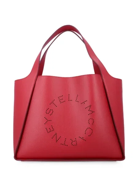 Geantă shopper Stella Mccartney cu autograf roșu