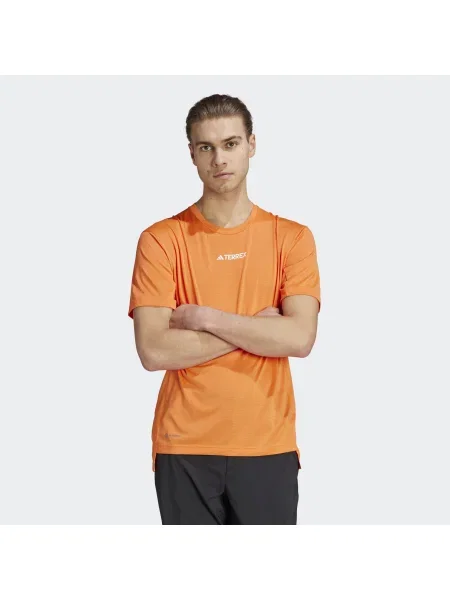 ADIDAS TERREX Funkcionalna majica Multi / bela oranžna