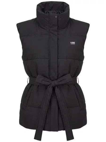 V!BE STUD!OS Vestă PUFFER' negru