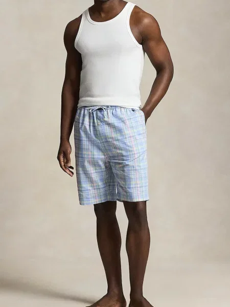 Polo Ralph Lauren szorty piżamowe niebieskie