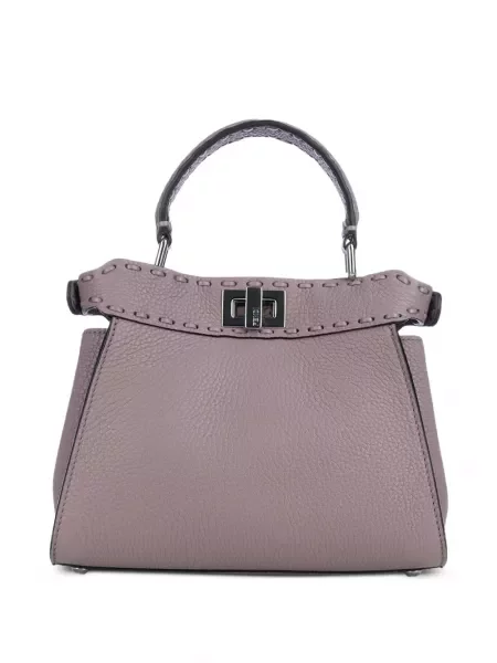 Geantă Fendi Peekaboo violet