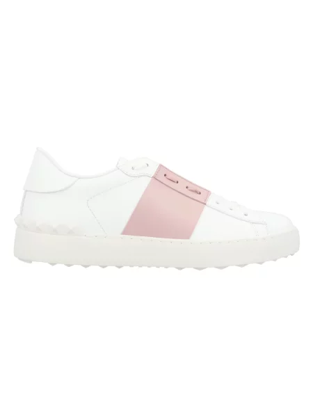 Sneakersy Valentino Open skórzane białe