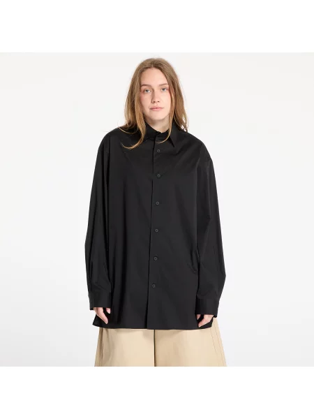 Košile Graphic regular s klasickým límcem černá