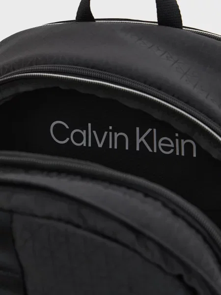 Рюкзак Calvin Klein с принтом черный