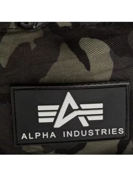Alpha Industries Ledvinka Rubber Print černá