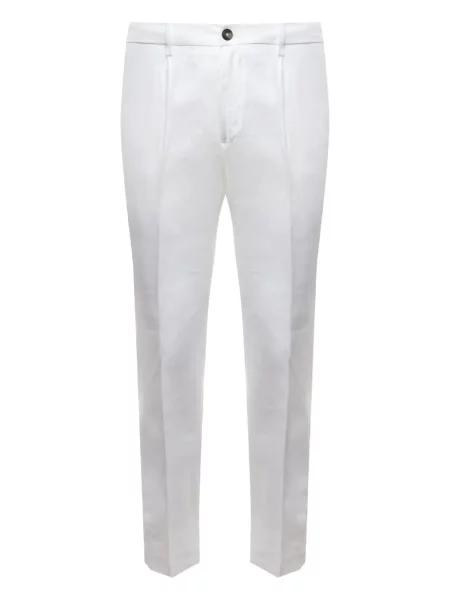 Pantaloni chino Michael Coal alb