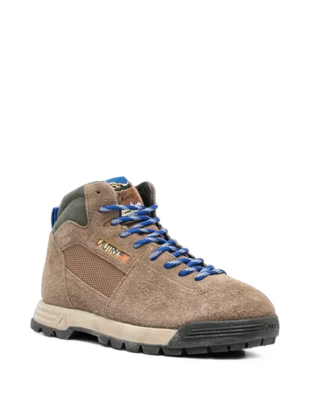 Sneakerși Autry din piele de căprioară maro