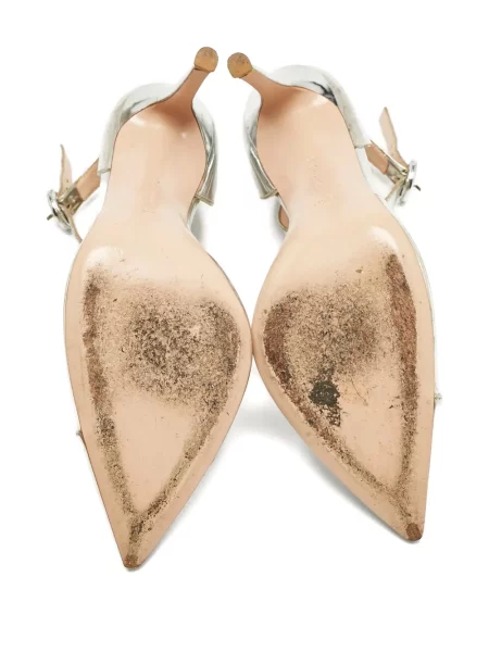 Pantofi cu toc Gianvito Rossi gri