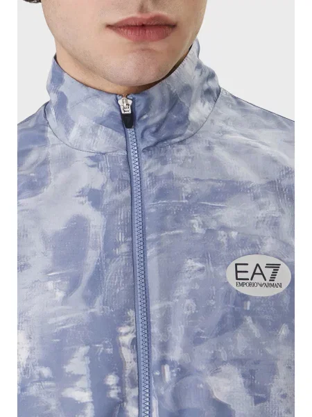 Костюмний спортивний костюм Ea7 Emporio Armani блакитний