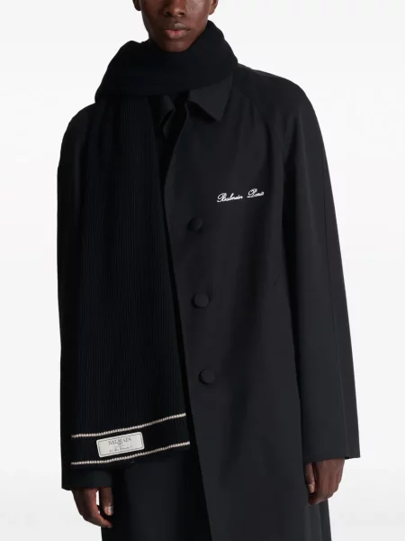 Szal Balmain wełniana czarna