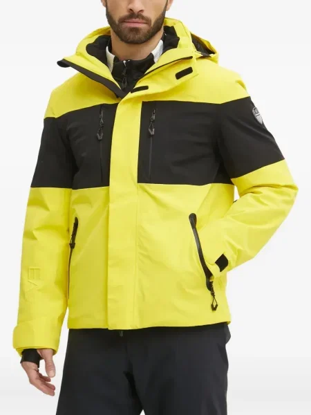 Geacă Ea7 Emporio Armani cu glugă galben