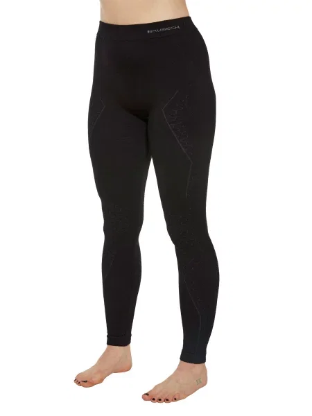 Spodnie wełniane Brubeck EXTREME MERINO czarne