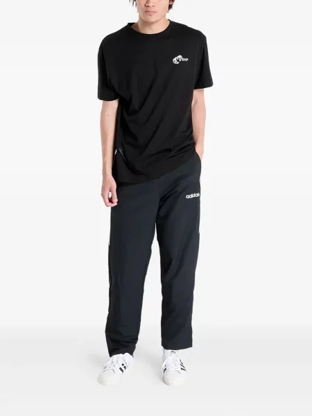 Șosete Adidas cu dungi cu tepi plasă maro