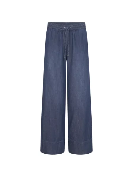 Sznurek ściągający spodnie palazzo Seductive niebieski