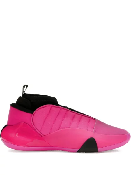 Běžecký květinový top Adidas šedý