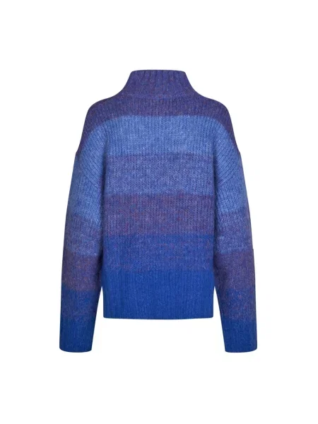 Sweter Lollys Laundry wełniany niebieski