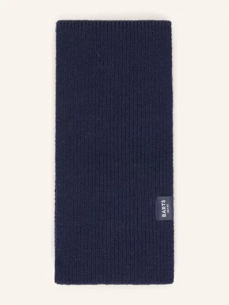 Barts Szal Makalyn Z Wełny Merynosowej blau granatowa