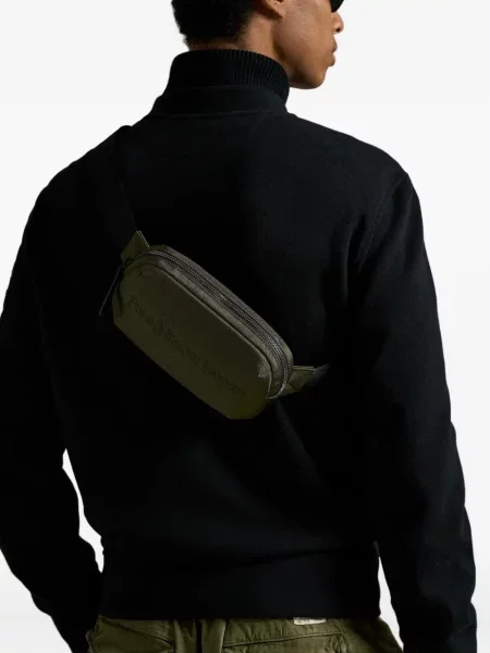 Briaunotas pusiau užtrauktukas zomšinės bokseriai Polo Ralph Lauren balta
