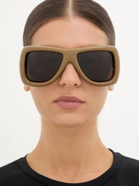 Saint Laurent négyzet alakú napszemüveg női HOWL barna