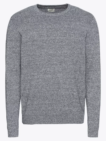 JACK & JONES Πουλόβερ μελανζέ γκρι