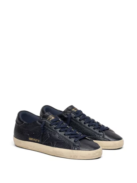 Sneakerși Golden Goose din piele albastru