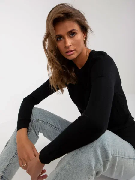 Sweter Jean Louis Francoise czarny