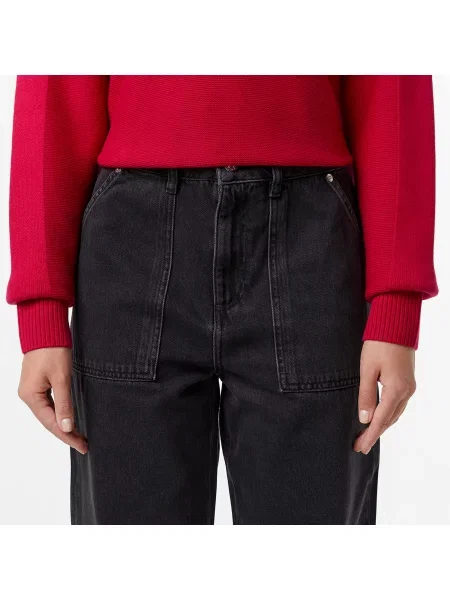Прямые джинсы Lacoste серые