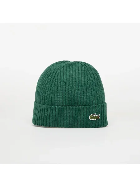 Czapka zimowa Lacoste green zielona