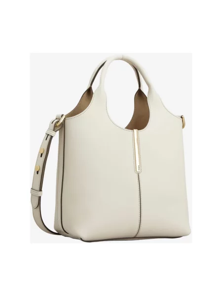Shopperka Tod's skórzana biała