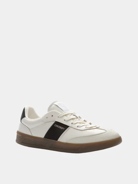 Кожаные кроссовки Crosby белые