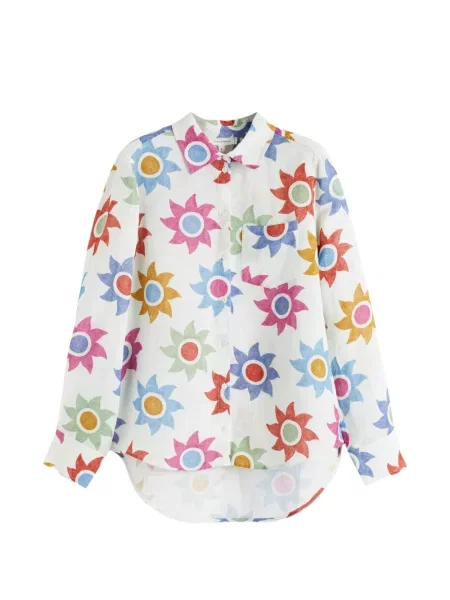 Cămașă Chinti & Parker cu imagine alb