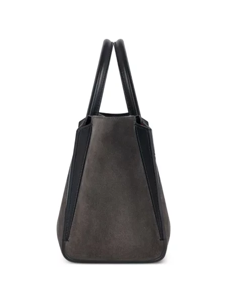 Geantă Givenchy din piele de căprioară gri