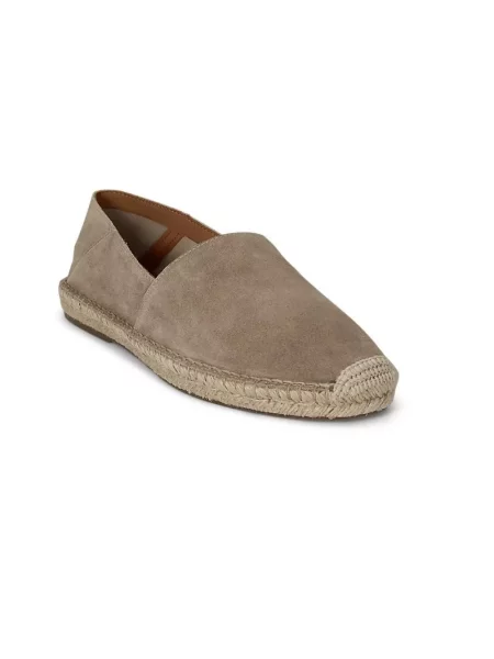 Espadryle Polo Ralph Lauren skórzane brązowe