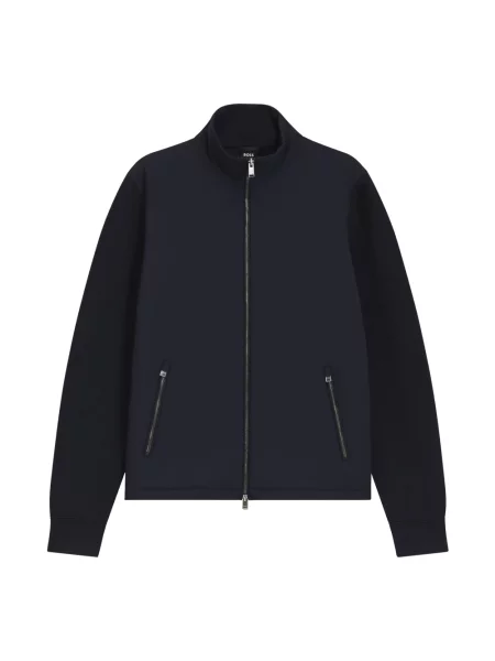 Bluza rozpinana Boss niebieska