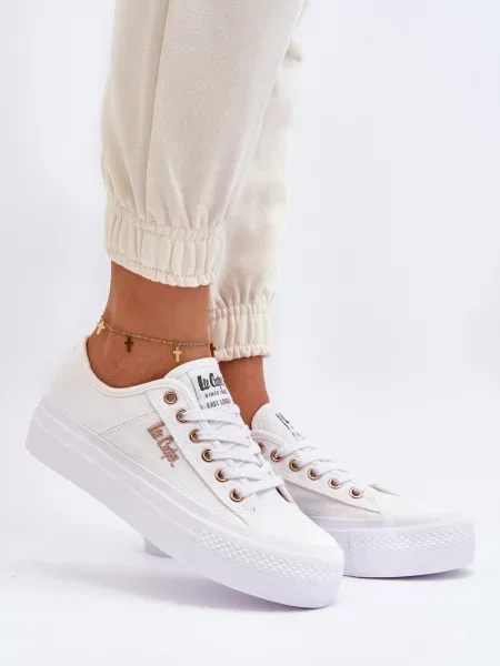 Pantofi Lee Cooper alb