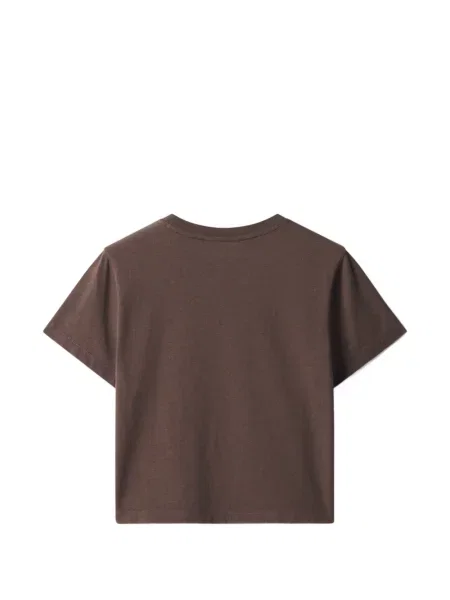 Dětské tričko Maison Kitsuné hnědé
