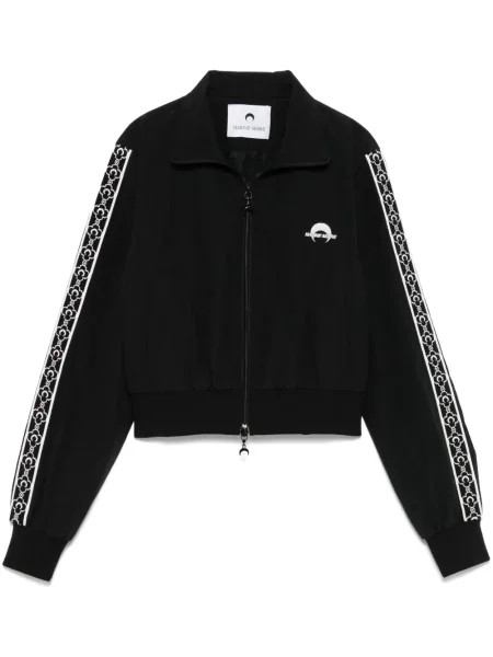 Geacă Marine Serre cu broderie negru