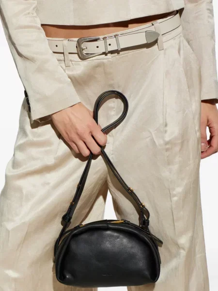 Geantă shopper Allsaints din piele negru