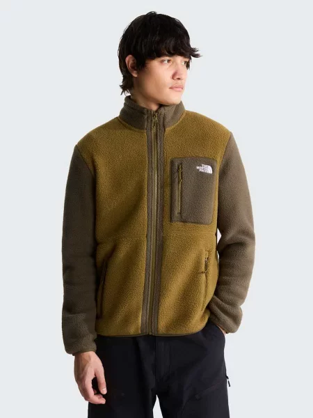 Флисовый свитер The North Face коричневый