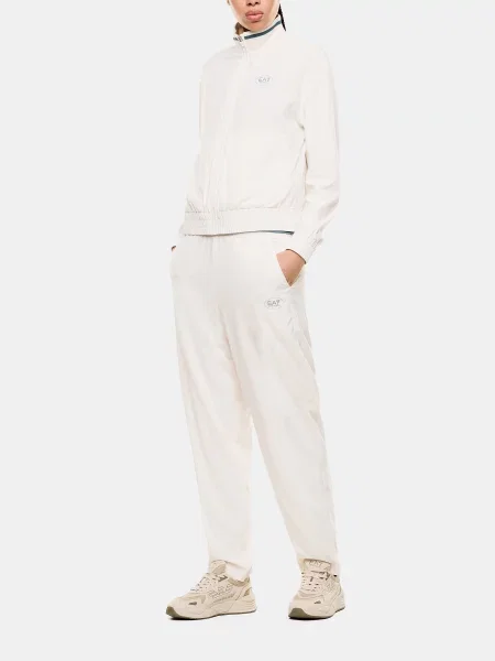 Спортивний костюм молочний поліестер/еластан