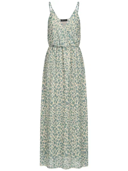 Rochie de vară verde alb