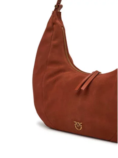 PINKO Kabelka Slouchy Hobo Big PE 25 PLTT hnědá