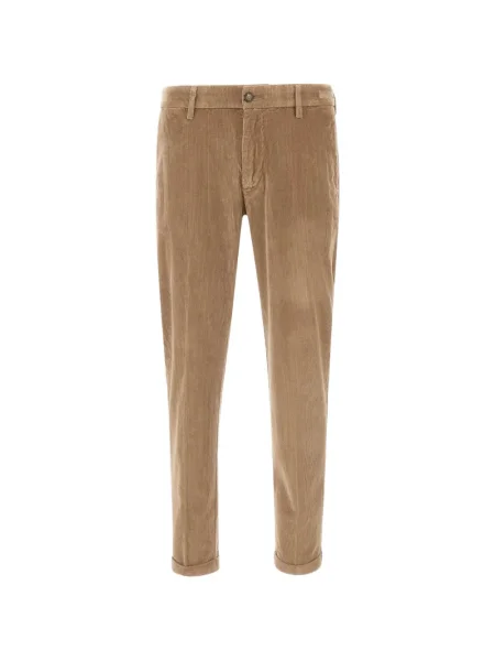 Manšestrové kalhoty Re-hash hnědé