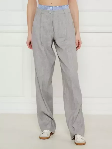 Marella SPORT De in pantaloni Autocar | flare fit gri
