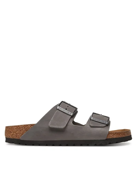 Papuci Birkenstock gri