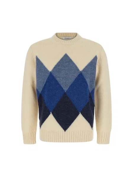 Sweter Kangra wełniany beżowy