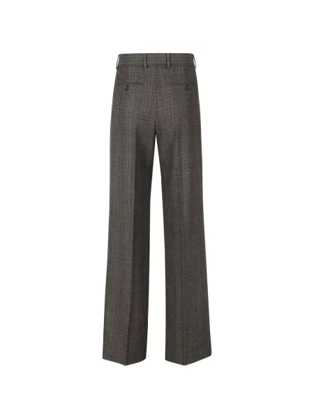 Pantaloni Seventy în carouri gri