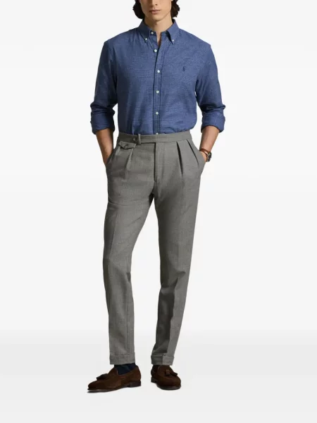 Șapcă Polo Ralph Lauren cu model herringbone din țesătură twill cu imagine albastru