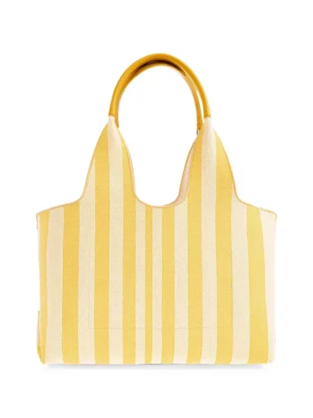 Geantă shopper Chloé din piele galben