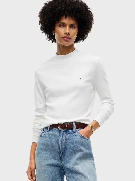 Лонгслів Tommy Hilfiger білий